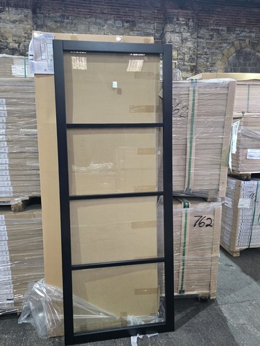 Panel black glazed slimline - ,