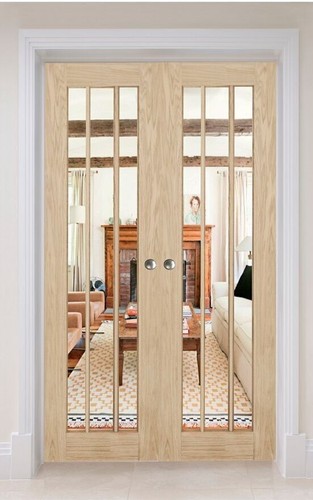 Oak langdale rebated pair - rebated,
