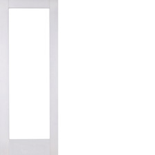 White Shaker glazed door