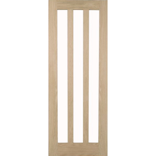 Internal door glass oak aston - oak,